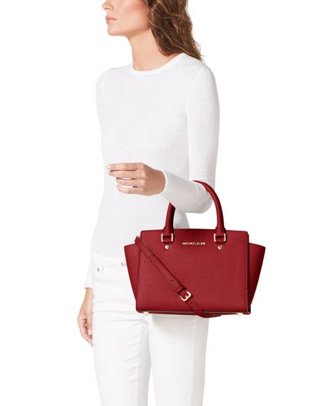 michael kors selma top zip|Michael Kors Women's Selma Medium Top.